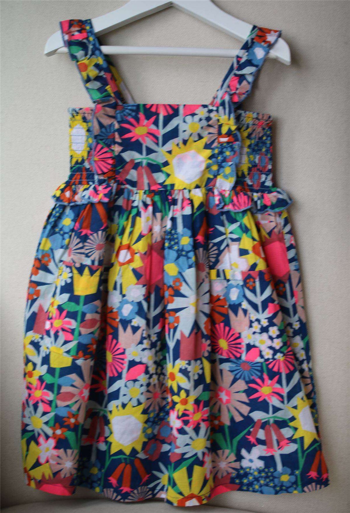 STELLA MCCARTNEY KIDS GIRLS FLORAL DRESS 4 YEARS