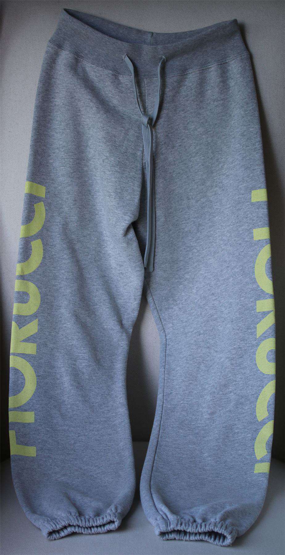 FIORUCCI EQUIPE LOGO COTTON SWEATPANTS SMALL