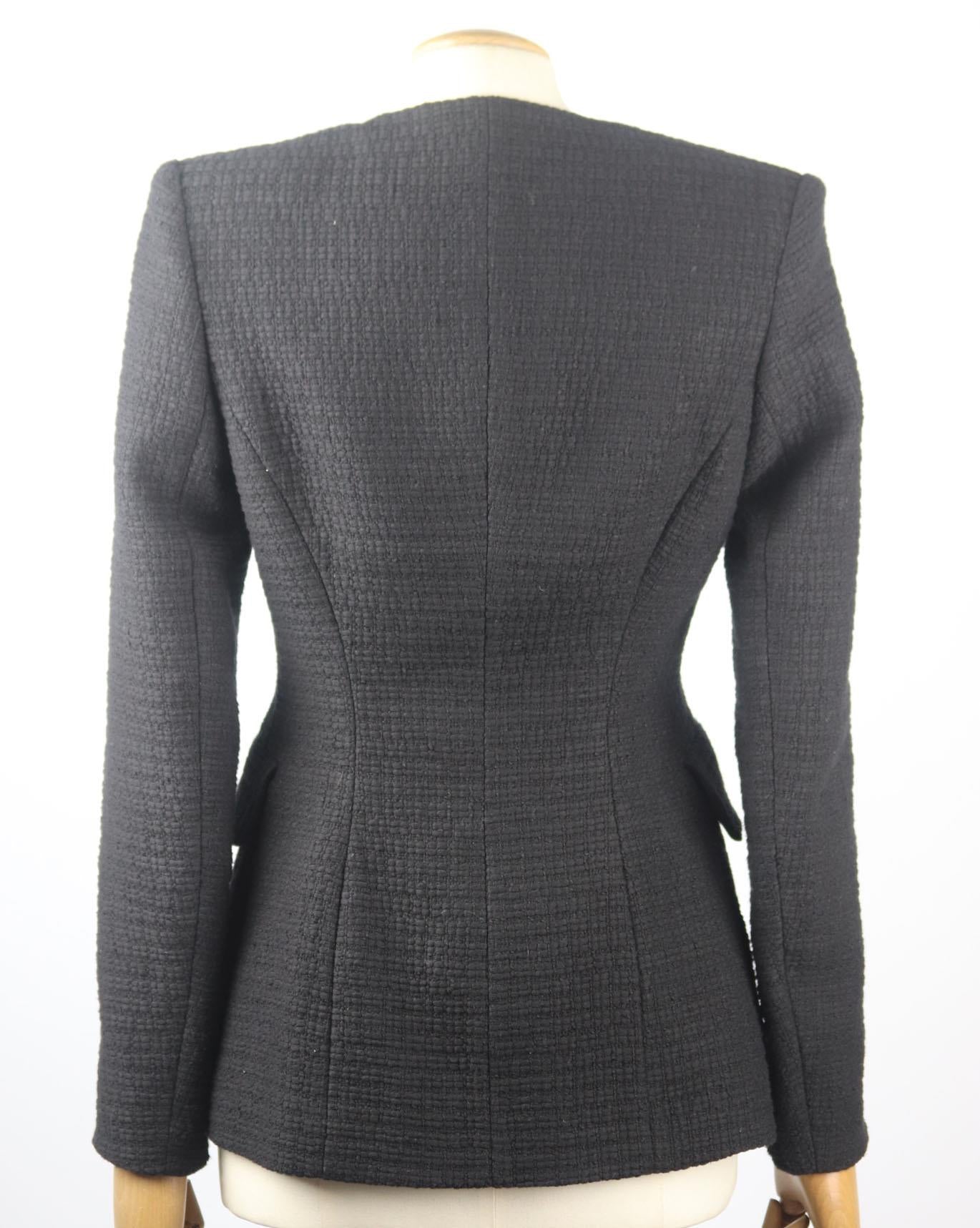 MAJE VARLO COTTON BOUCLÉ BLAZER FR 38 UK 10