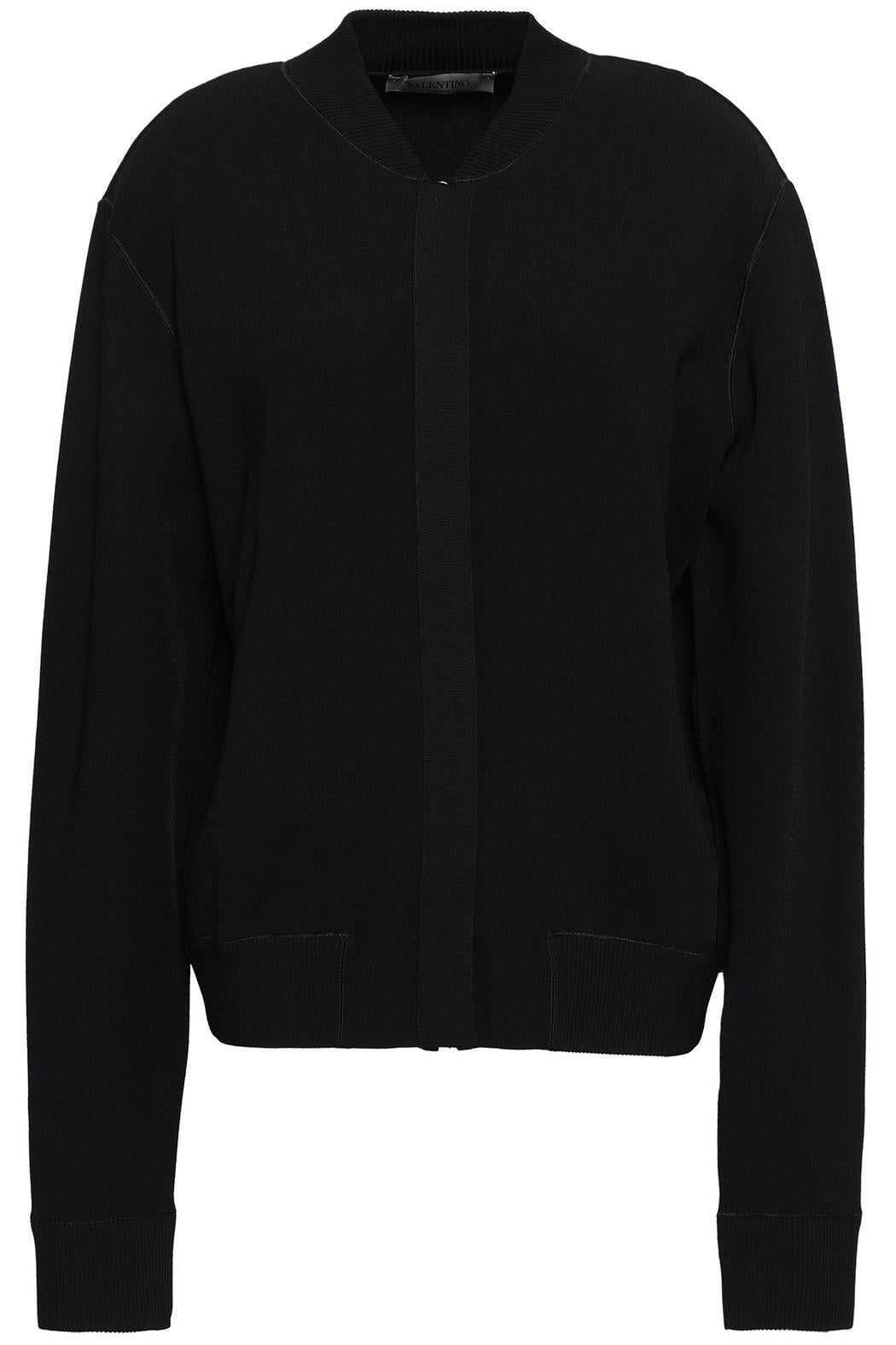 VALENTINO STRETCH KNIT BOMBER JACKET SMALL
