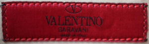 VALENTINO FLOWER SILK SATIN CLUTCH BAG