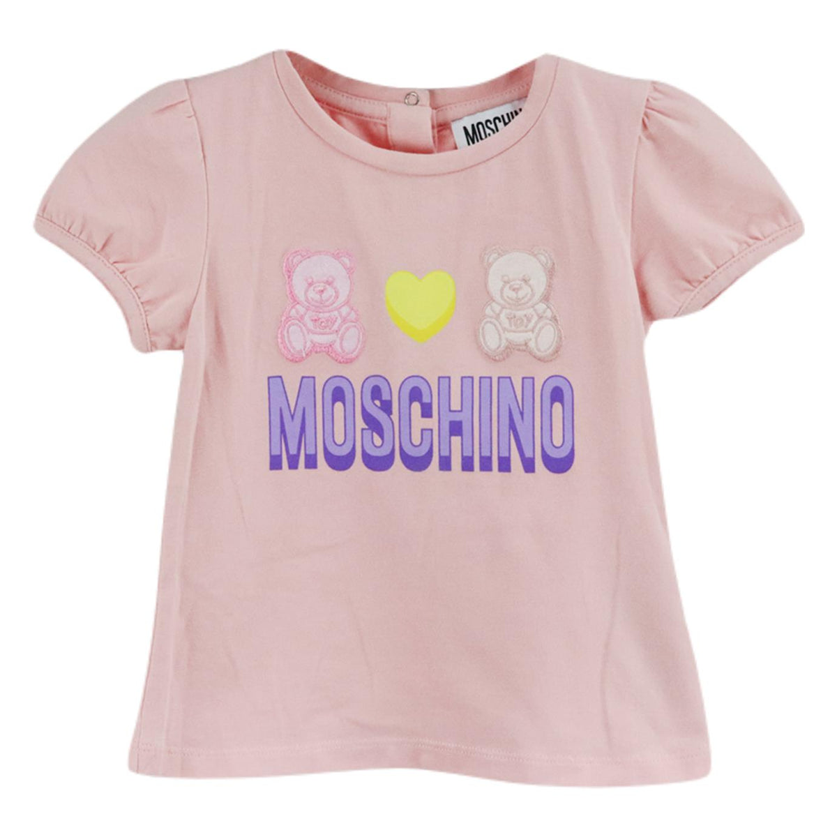 MOSCHINO BABY GIRLS COTTON T-SHIRT 18-24 MONTHS