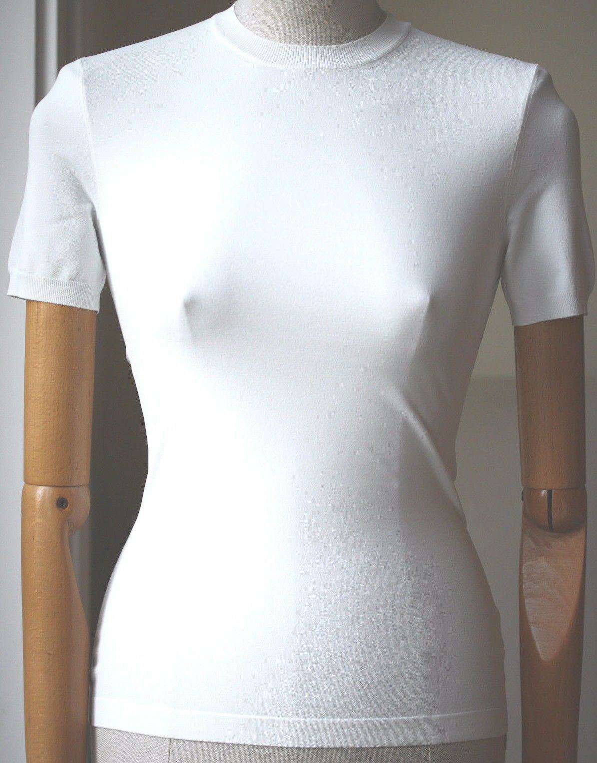 ALEXANDER MCQUEEN IVORY KNITTED TOP SMALL