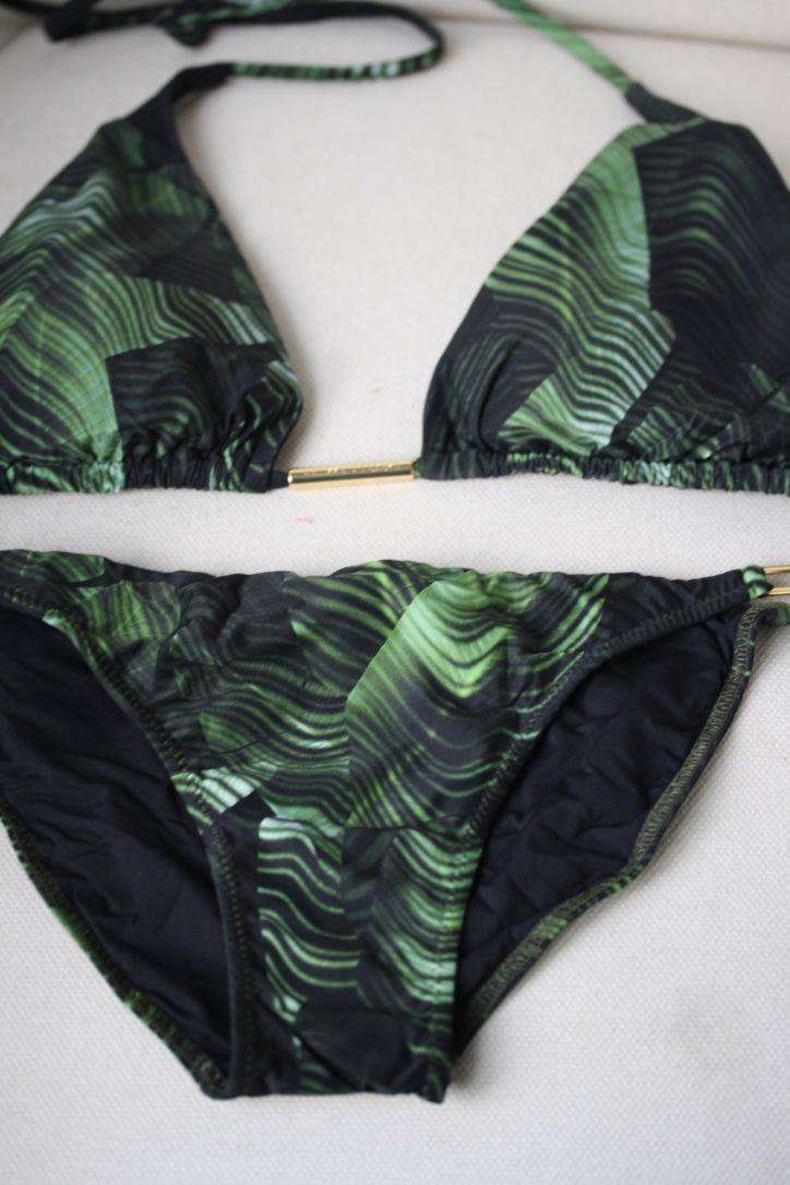 MELISSA ODABASH PALM GREEN BIKINI UK 10/14