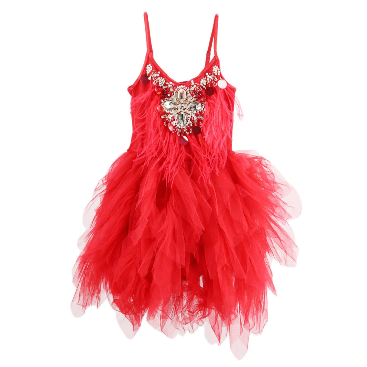 TUTU DU MONDE BABY GIRLS EMBELLISHED TULLE DRESS 2-3 YEARS