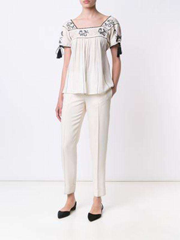 ULLA JOHNSON LILA BLOUSE TOP UK 6/8