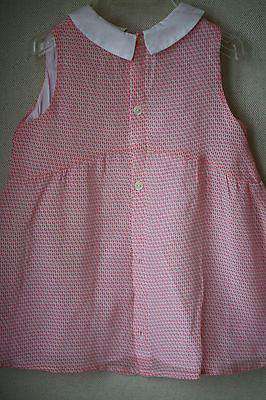 FENDI BABY PINK SILK FF DRESS WITH BLOOMERS 18 MONTHS