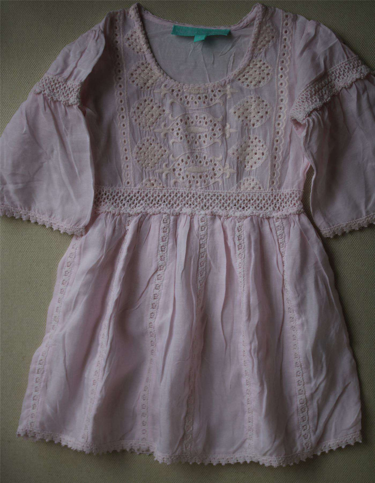 MELISSA ODABASH BABY GIRLS PINK DRESS 2 YEARS