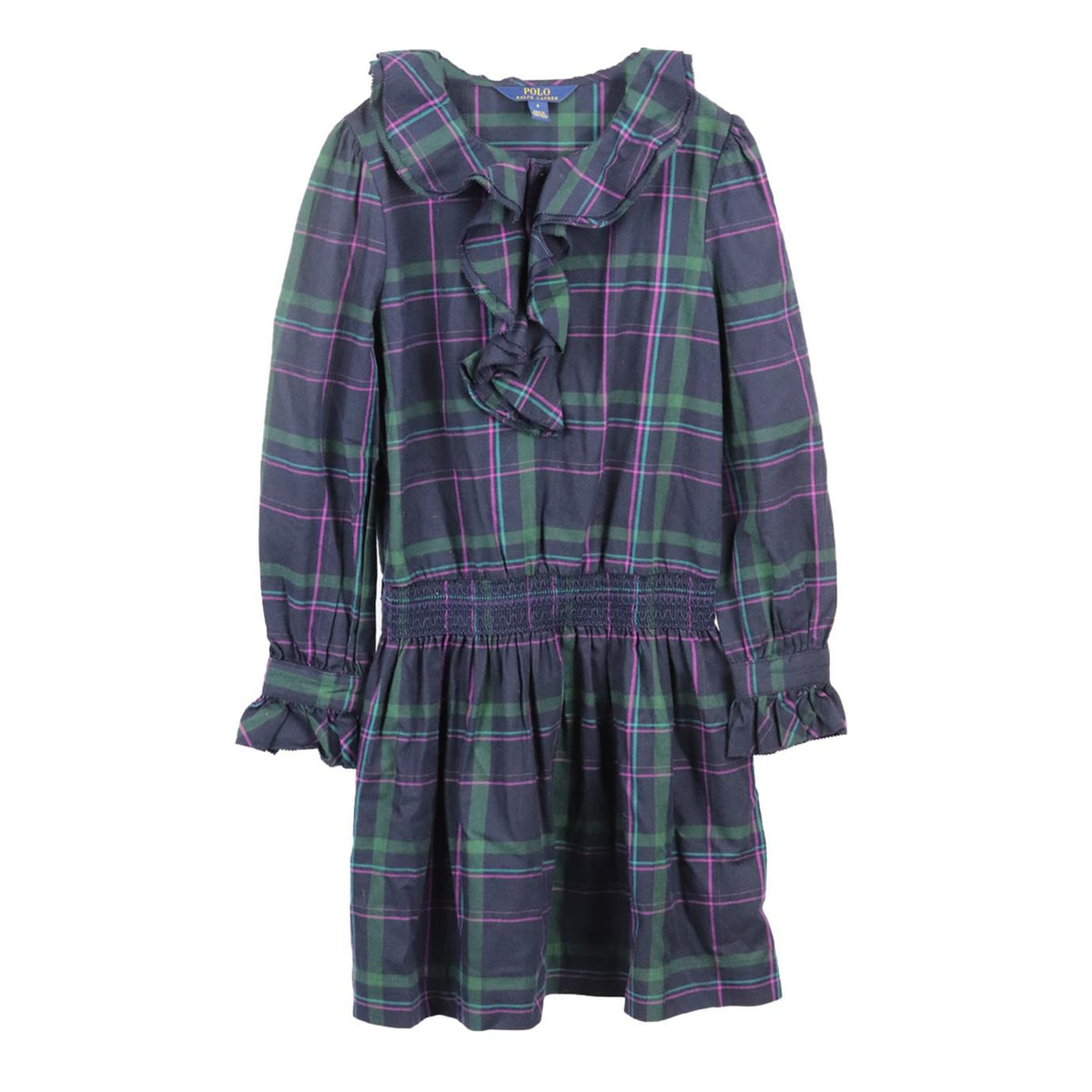 POLO RALPH LAUREN KIDS GIRLS TARTAN DRESS 8 YEARS