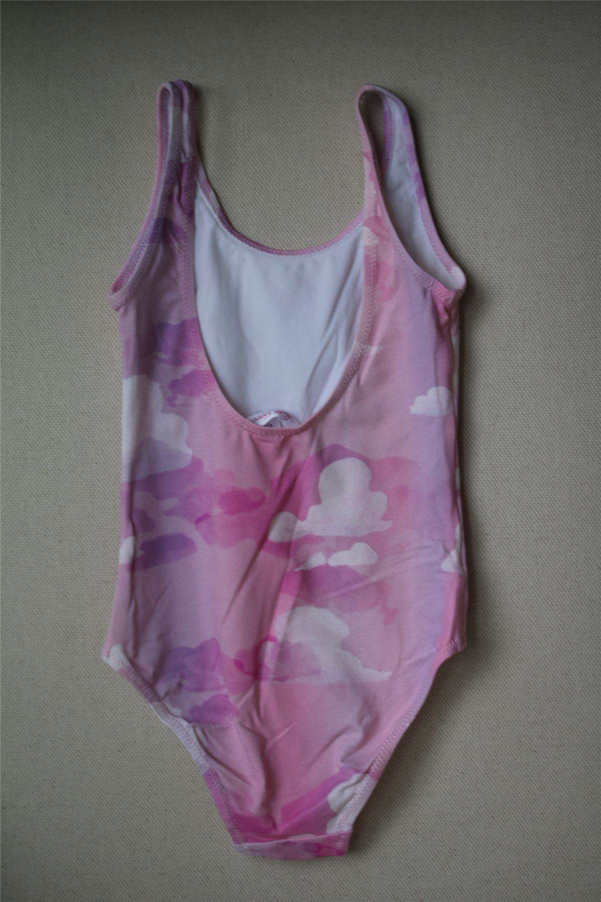 STELLA COVE GIRLS PINK CLOUD SEQUIN STAR SWIMSUIT 4 YEARS