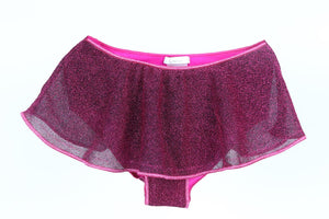 OSÉREE KIDS GIRLS METALLIC STRETCH 3 PIECE BIKINI SET 8-10 YEARS