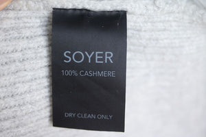 SOYER CASHMERE HALTER TANK TOP SMALL