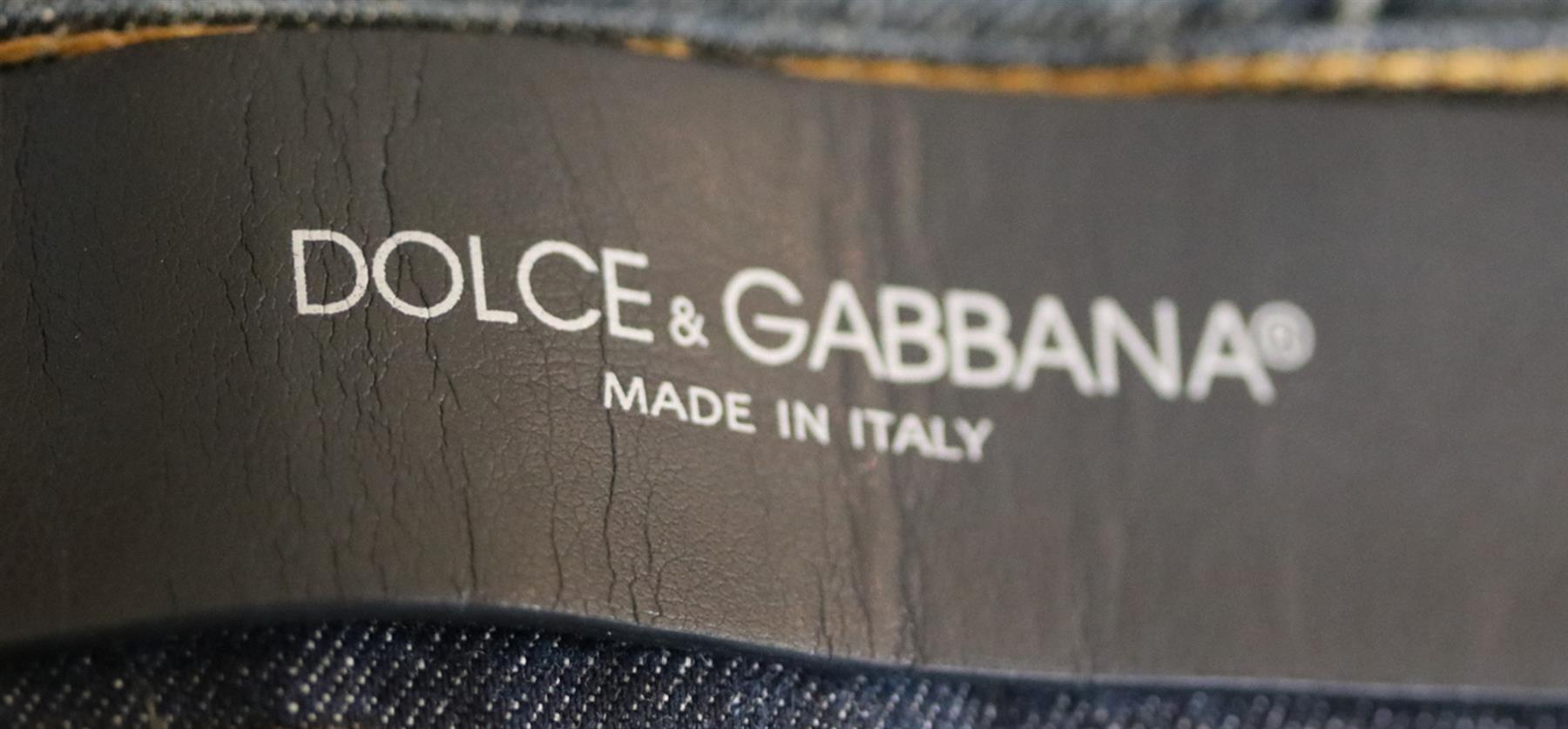 DOLCE AND GABBANA MID RISE STRETCH FIT DENIM JEANS IT 50 UK/US 34