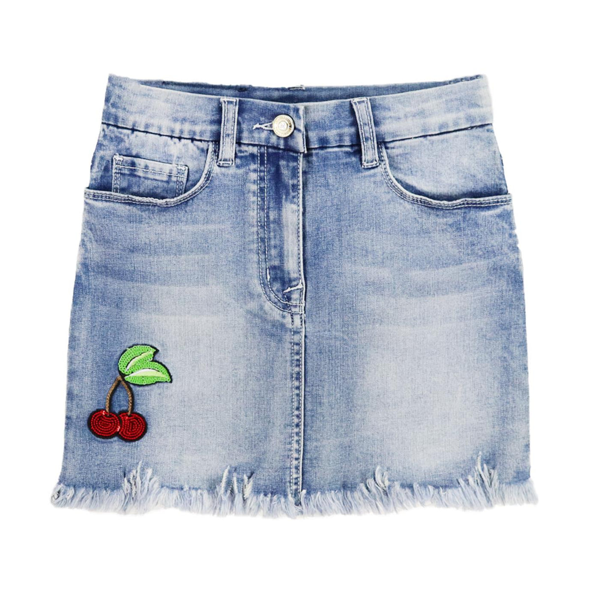 MONNALISA KIDS GIRLS DENIM SKIRT 8 YEARS