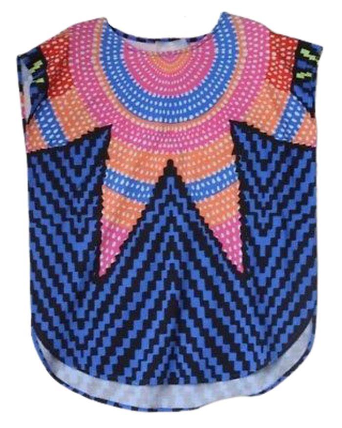 MARA HOFFMAN BABY GIRLS STARBASKET DASHIKI KAFTAN DRESS 2-3 YEARS