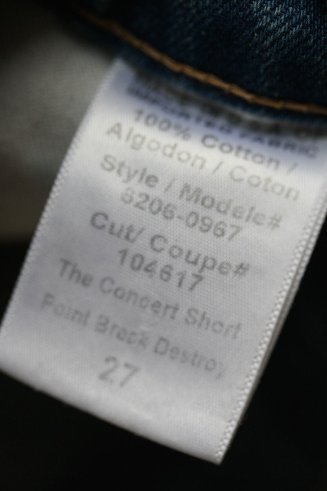 CURRENT ELLIOTT CONCERT DENIM SHORTS W27 UK 8/10
