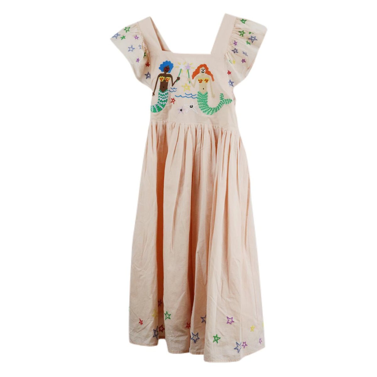 STELLA MCCARTNEY KIDS GIRLS MERMAID COTTON DRESS 8 YEARS
