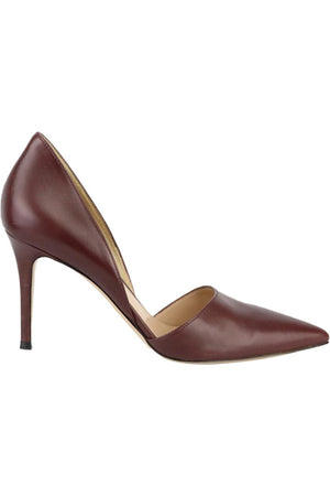GIANVITO ROSSI D'ORSAY LEATHER PUMPS EU 40 UK 7 US 10