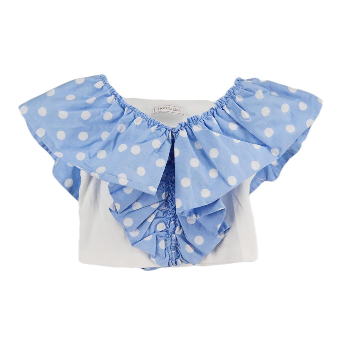 MONNALISA KIDS GIRLS POLKA DOT COTTON TOP 8 YEARS