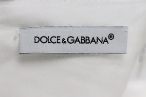 DOLCE AND GABBANA KIDS GIRLS LACE AND COTTON DRESS 6 YEARS