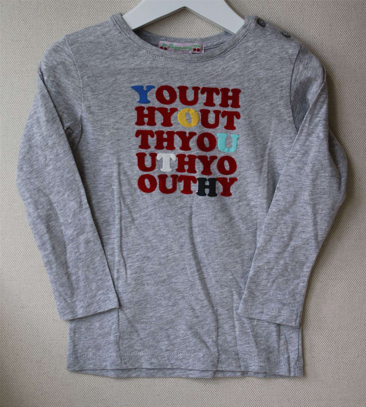 BONPOINT BABY GREY YOUTH TOP 18 MONTHS - 2 YEARS