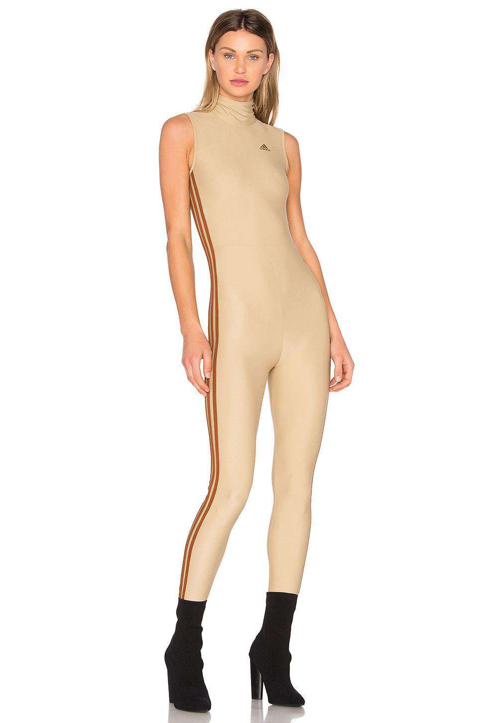 YEEZY SEASON 3 ATHLETIC LONG JUMPSUIT IN DESERT SMALL