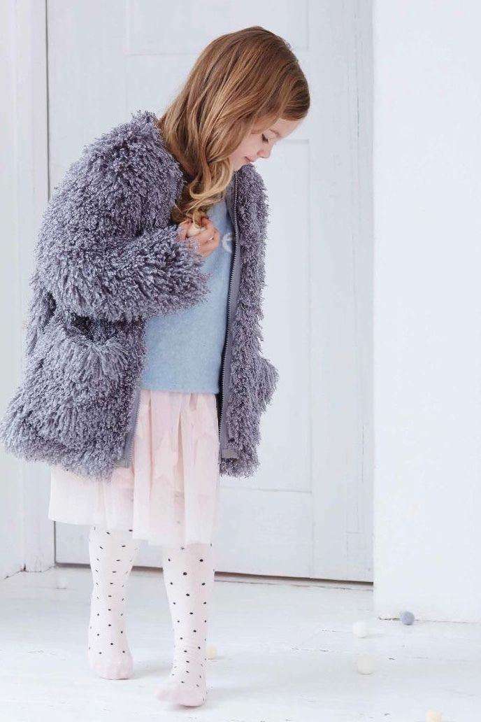 STELLA MCCARTNEY KIDS BABY PINK SPARKLES COAT 3 YEARS