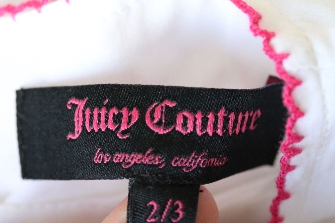 JUICY COUTURE BABY GIRLS BRODERIE ANGLAISE DRESS 2-3 YEARS