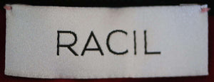 RACIL MANN LACE TRIMMED VELVET DRESS FR 40 UK 12