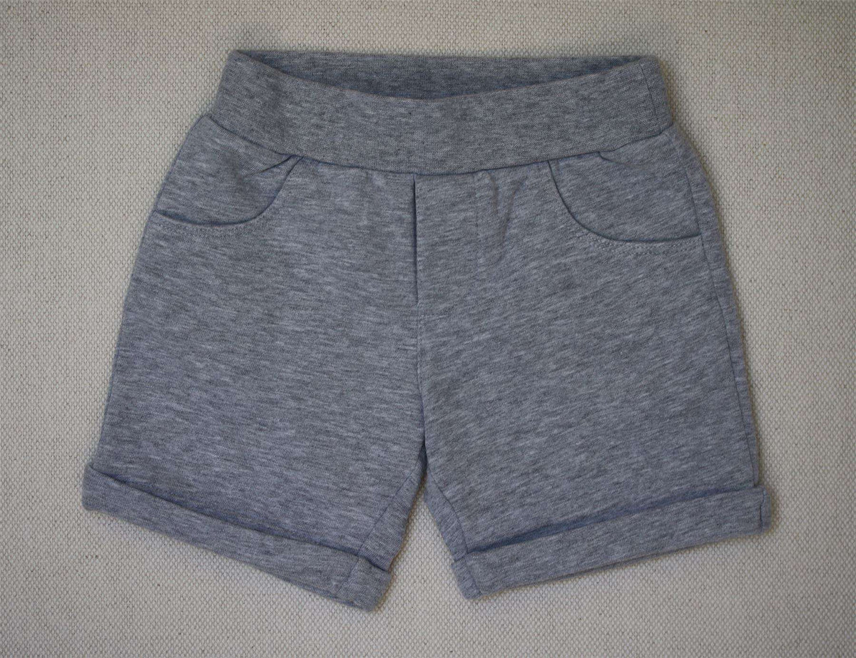 GUCCI BABY BOYS GREY JERSEY SHORTS 6-9 MONTHS