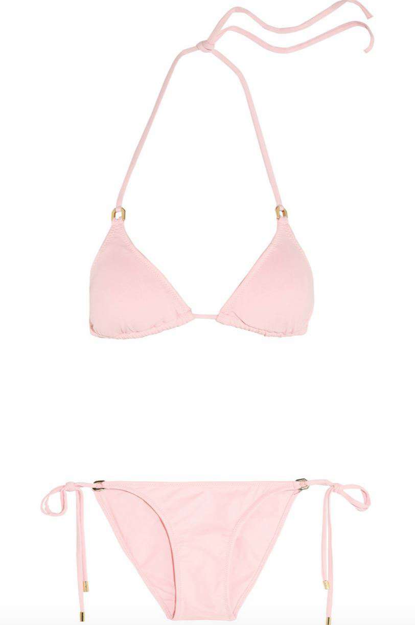 MELISSA ODABASH KEY WEST TRIANGLE PINK BIKINI UK 10/14