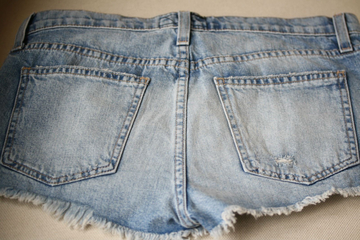 CURRENT ELLIOTT CONCERT DENIM SHORTS W27 UK 8/10