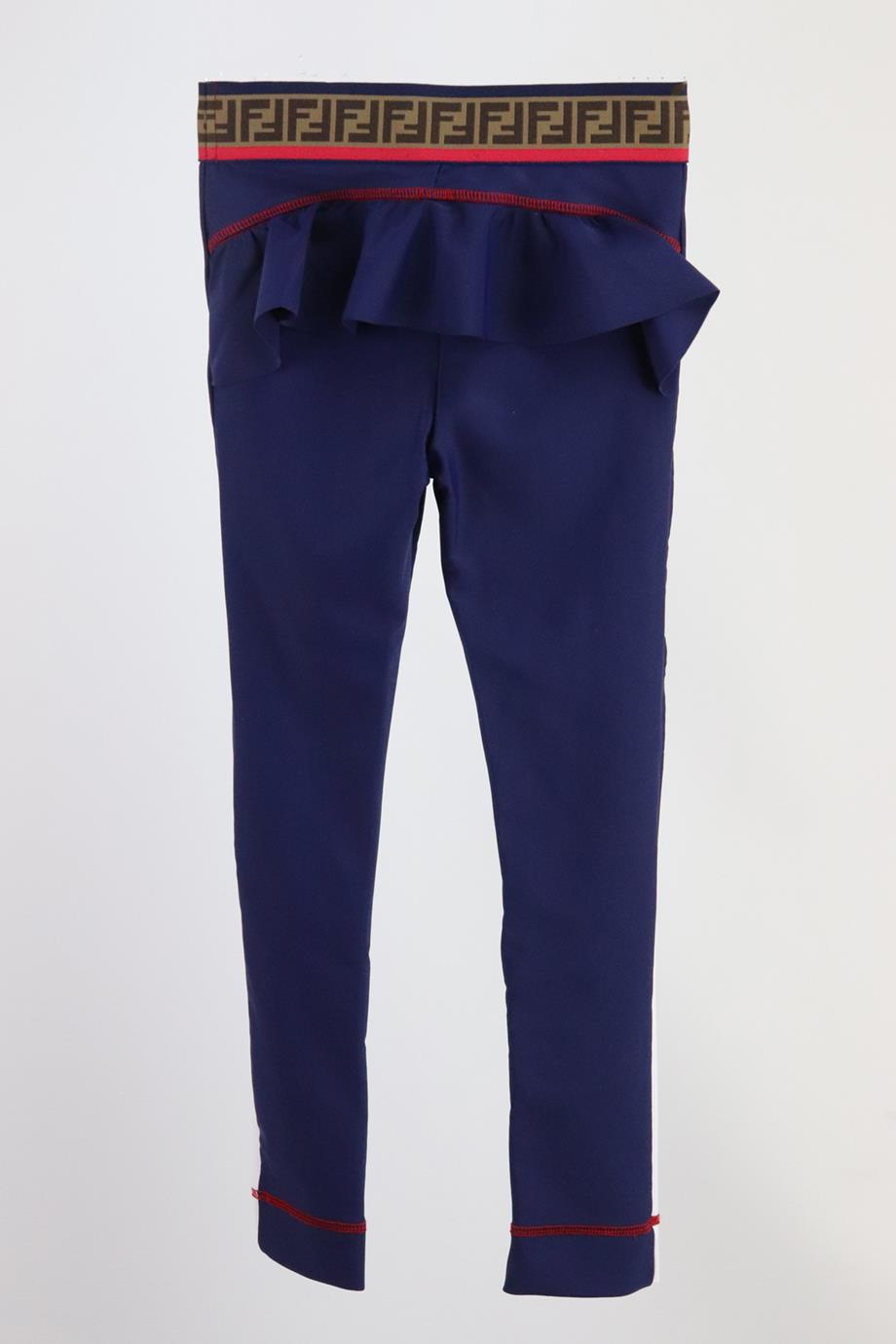 FENDI KIDS GIRLS FF STRETCH LEGGINGS 6 YEARS