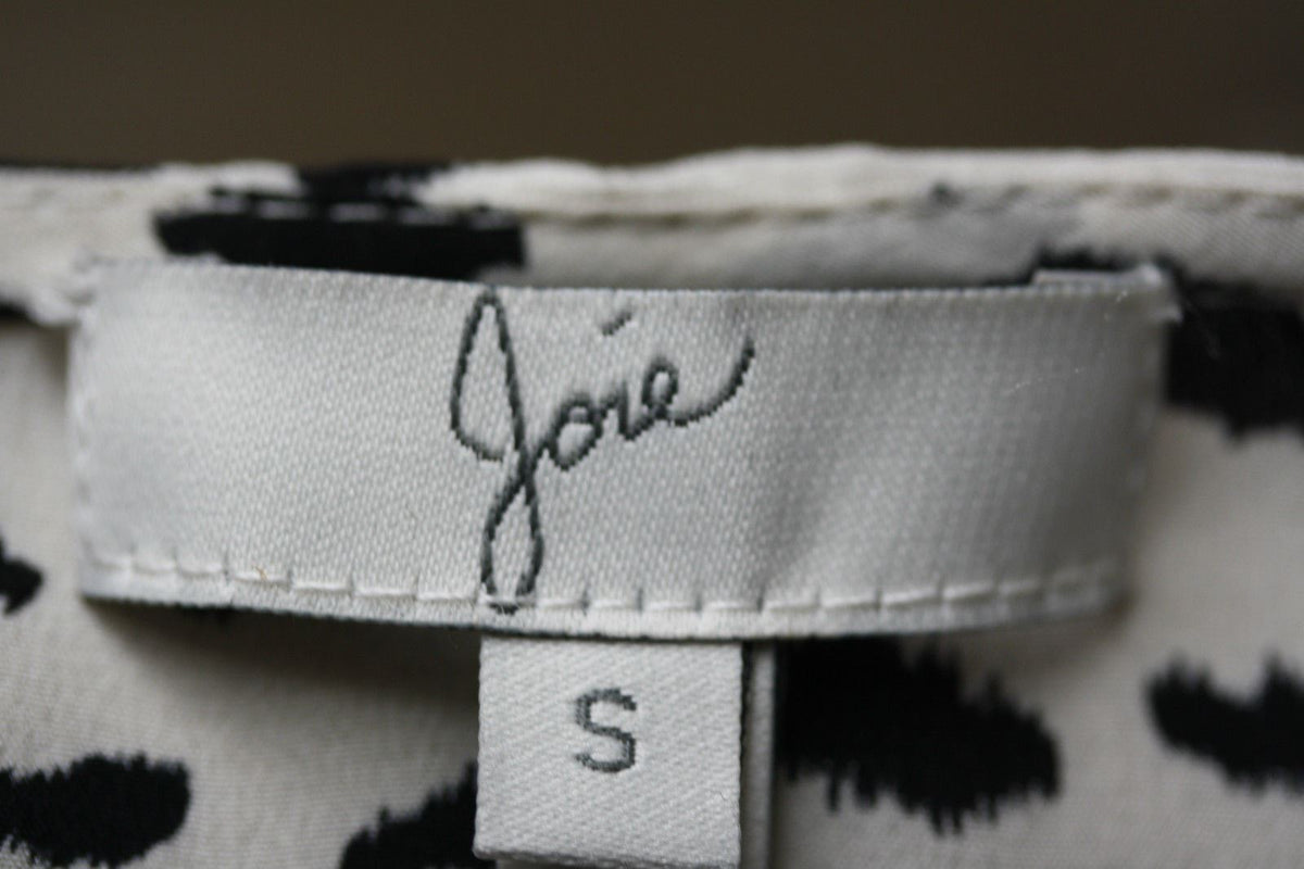 JOIE DREW SILK DOT TANK TOP SMALL