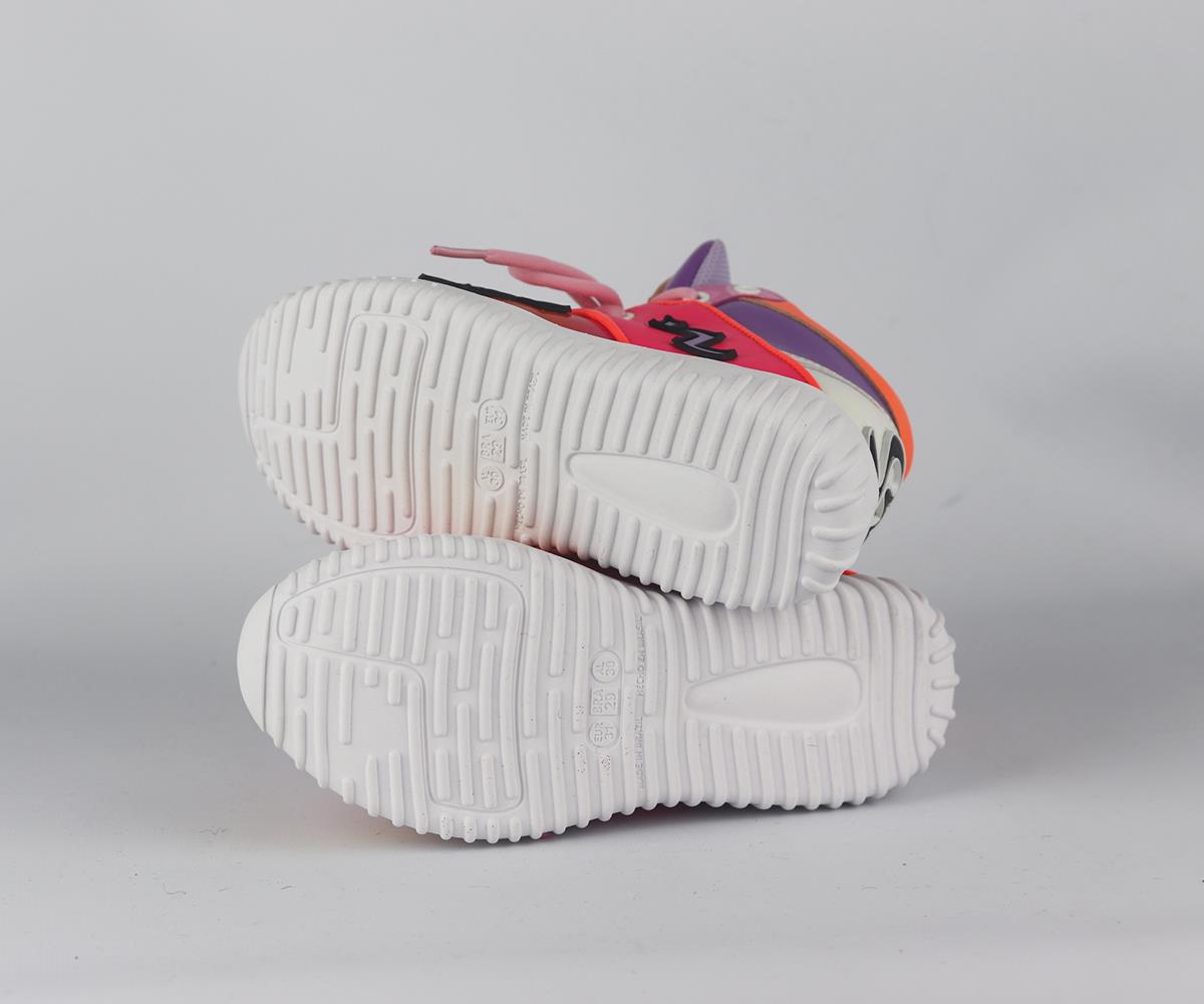 SOPHIA WEBSTER KIDS GIRLS BOOMBOX LEATHER SNEAKERS EU 31 UK 12