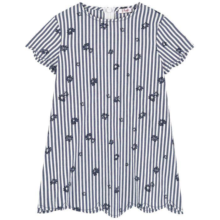 IL GUFO KIDS GIRLS STRIPED COTTON DRESS 6 YEARS