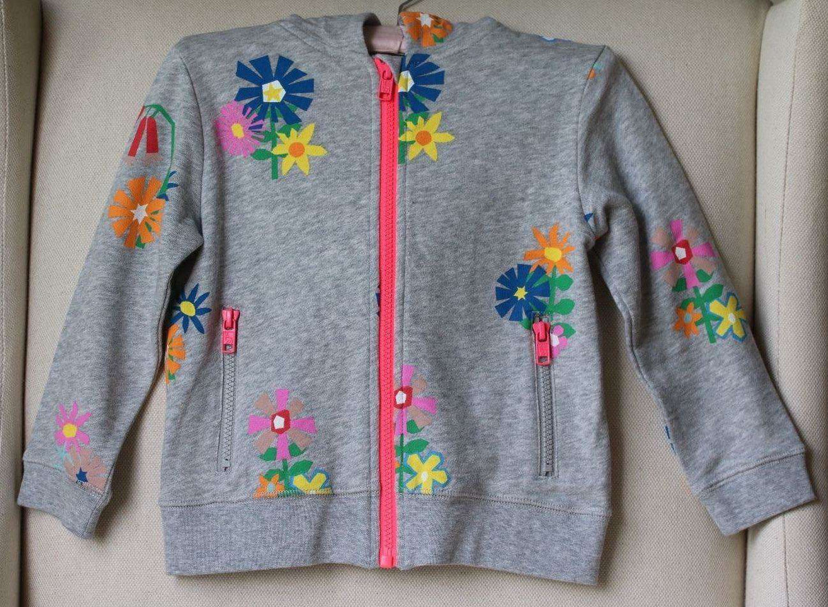 STELLA MCCARTNEY KIDS BABY GIRLS REBECCA ZIP-UP SWEATER 4 YEARS