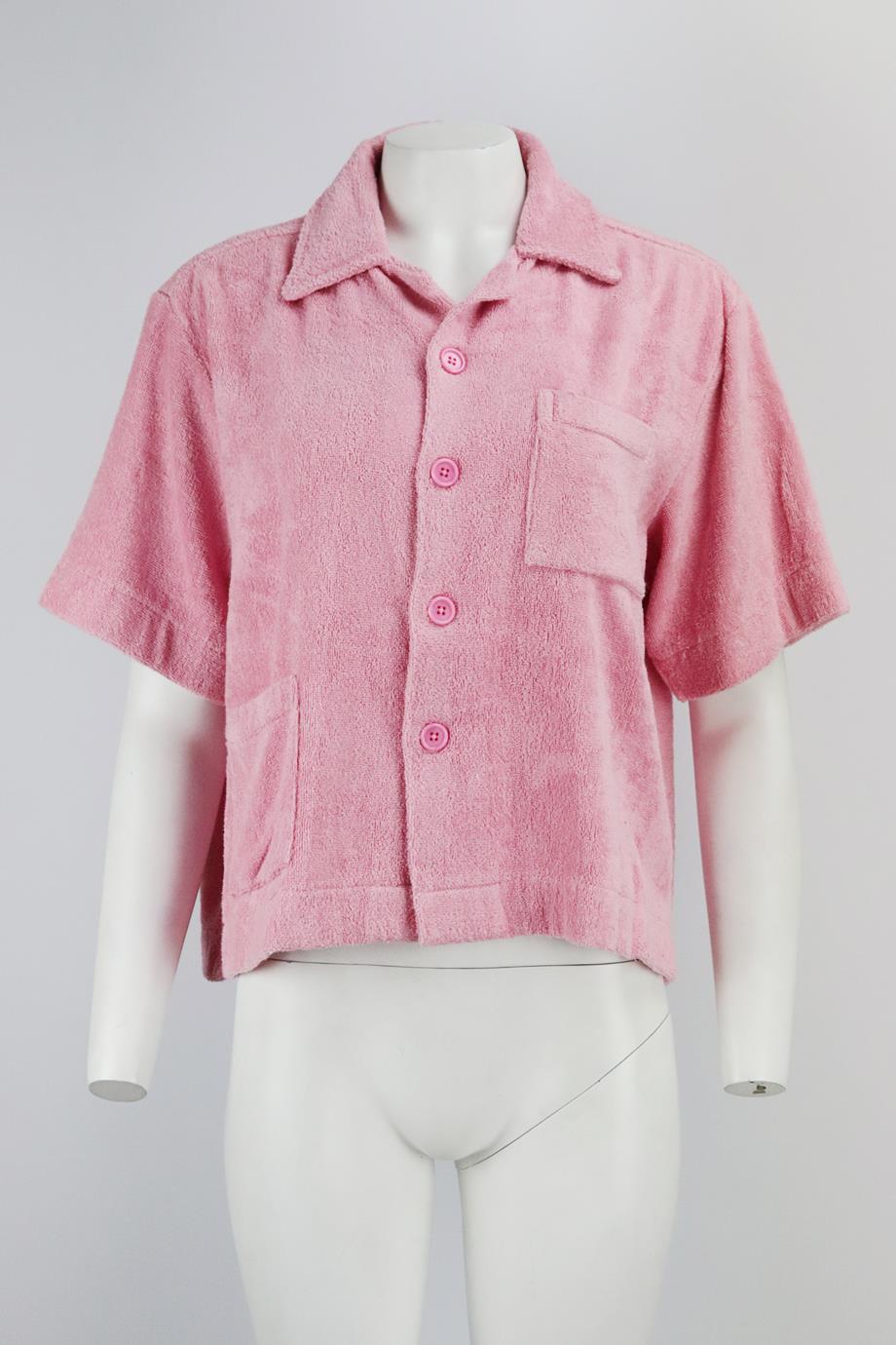 TERRY COTTON TERRY SHIRT SMALL