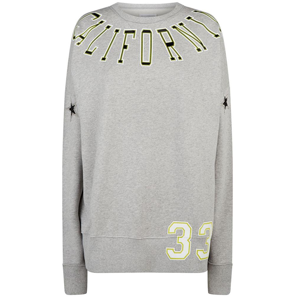 FAITH CONNEXION OVERSIZED PRINTED COTTON SWEATSHIRT MEDIUM