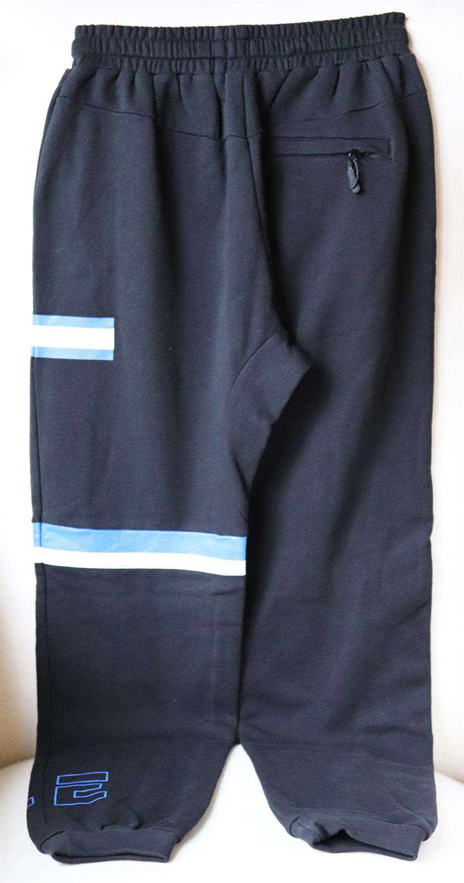 P.E NATION ROOKIE PRINTED STRETCH COTTON JERSEY TRACK PANTS XSMALL