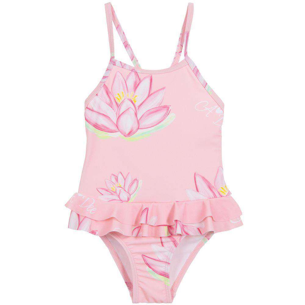 A DEE KIDS GIRLS WATER LILY SWIMSUIT 6 YEARS