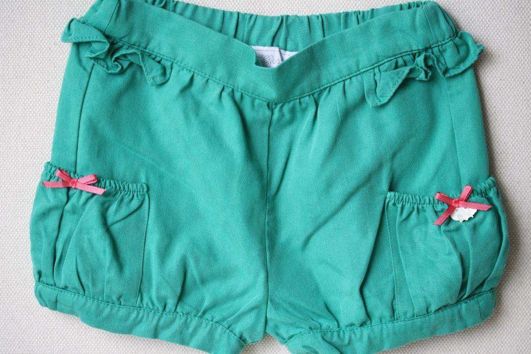 TARTINE ET CHOCOLAT KIDS BABY GREEN SHORTS 3 YEARS