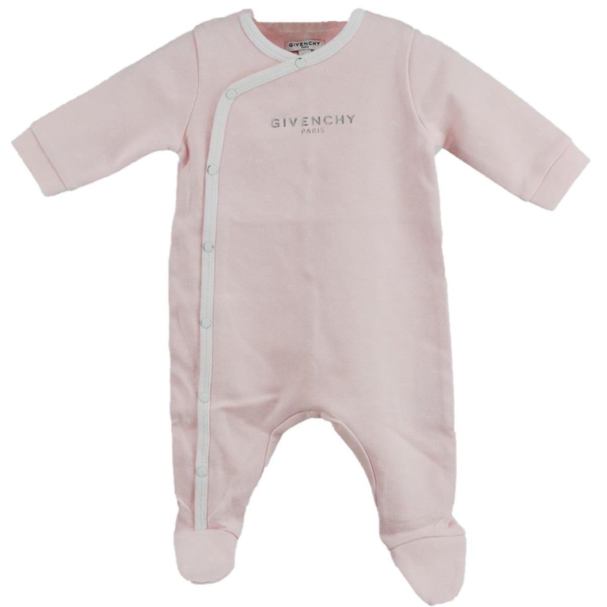 GIVENCHY BABY GIRLS COTTON BABYGROW 3 MONTHS