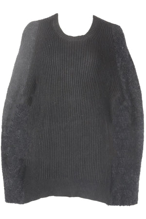 DKNY WOOL AND CASHMERE BLEND PONCHO MEDIUM-LARGE