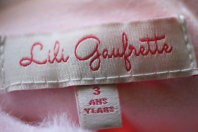 LILI GAUFRETTE GIRLS PALE PINK SYNTHETIC FUR GILET 3 YEARS