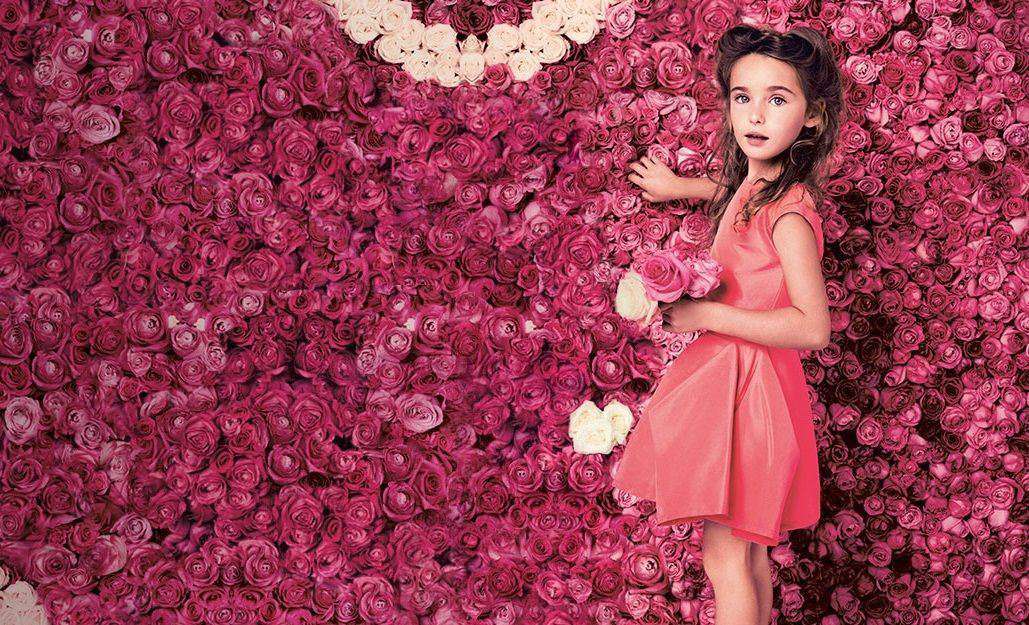 DIOR BABY FUCHSIA SILK DRESS AND BLOOMERS 12 MONTHS