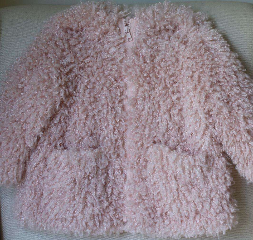 STELLA MCCARTNEY KIDS BABY PINK SPARKLES COAT 3 YEARS