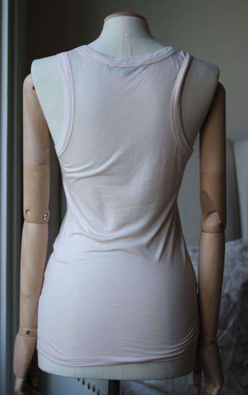 ALL MY LOVE CASHMERE BLEND VEST TOP XSMALL