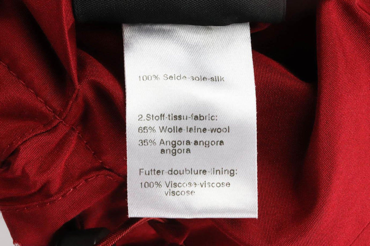 AKRIS REVERSIBLE WOOL AND SILK BLEND JACKET US 4 UK 8