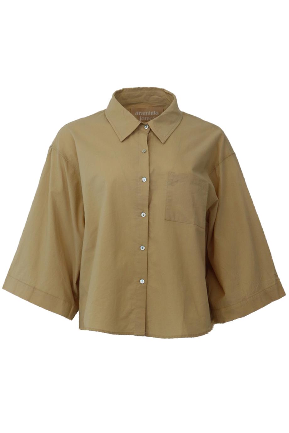 ARAMINTA JAMES COTTON SHIRT SMALL